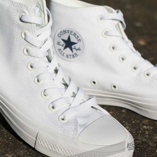 Giày CV Chuck Taylor II trắng, cao cổ