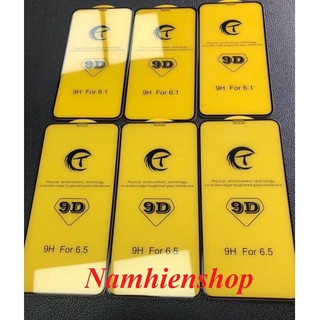 Kính cường lực 9D Full màn cho Iphone Xs, Xr, Xsmax mới.