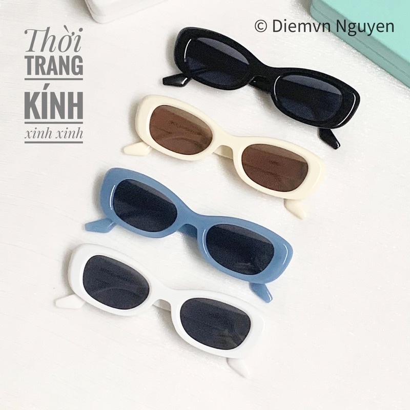 Kính râm thời trang nam nữ_Kính râm chuẩn UV, dập logo đẹp_ Dáng nhỏ xinh