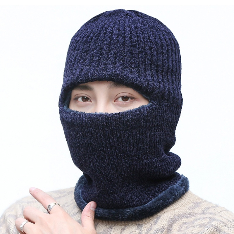Mũ beanie Kết Hợp Khăn Choàng Cổ 2 Trong 1 Giữ Ấm Mùa Đông