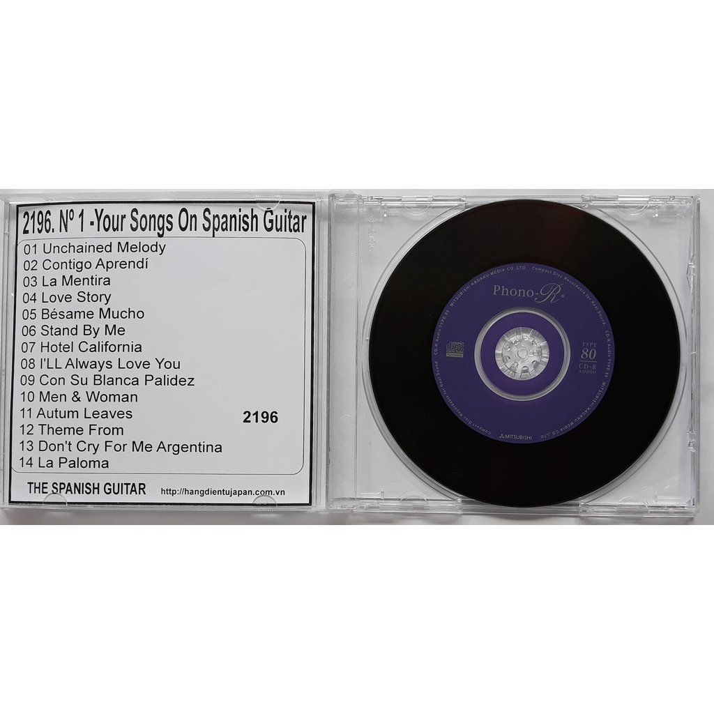 Bộ 8 đĩa CD hòa tấu Tây Ban Nha ( 2192A - 2196 )