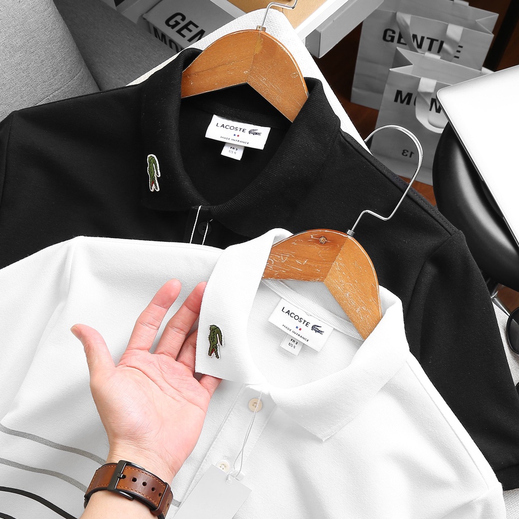 💥💥    POLO LACOSTE  KẺ SỌC CHÍNH PHẨM COTTON 100%  💥💥