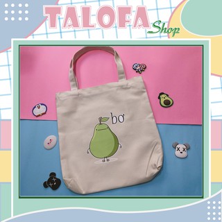 Túi Vải Tote Trái Bơ Dễ Thương Tiện Dụng [TaLoFa Shop]