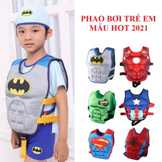 Áo Phao Bơi Trẻ Em 🦋FREESHIP🦋 Hình Nhân Vật Hoạt Hình Ngộ Nghĩnh Chất Liệu Cao Cấp
