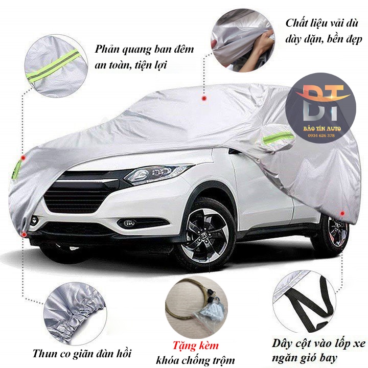 [LOẠI 1] Bạt che kín bảo vệ xe ô tô Mercedes Benz E200,E250, E300 AMG tráng bạc cao cấp, vải bông chống xước
