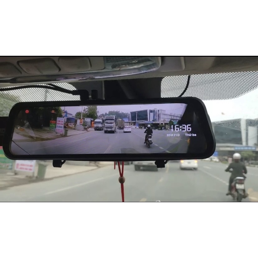 SIÊU PHẨM CAMERA HÀNH TRÌNH BlackBox Q10 KẸP GƯƠNG 12-24V cam trước hình ảnh 4k, cam lùi 2k dây 15m, mẫu mới nhất 2022