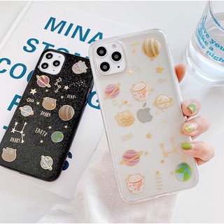 Ốp lưng iphone KIM TUYẾN GALAXY HÌNH MÈO 6/6s/6plus/6s plus/7/8/7plus/8plus/x/xs/xs max- vincase