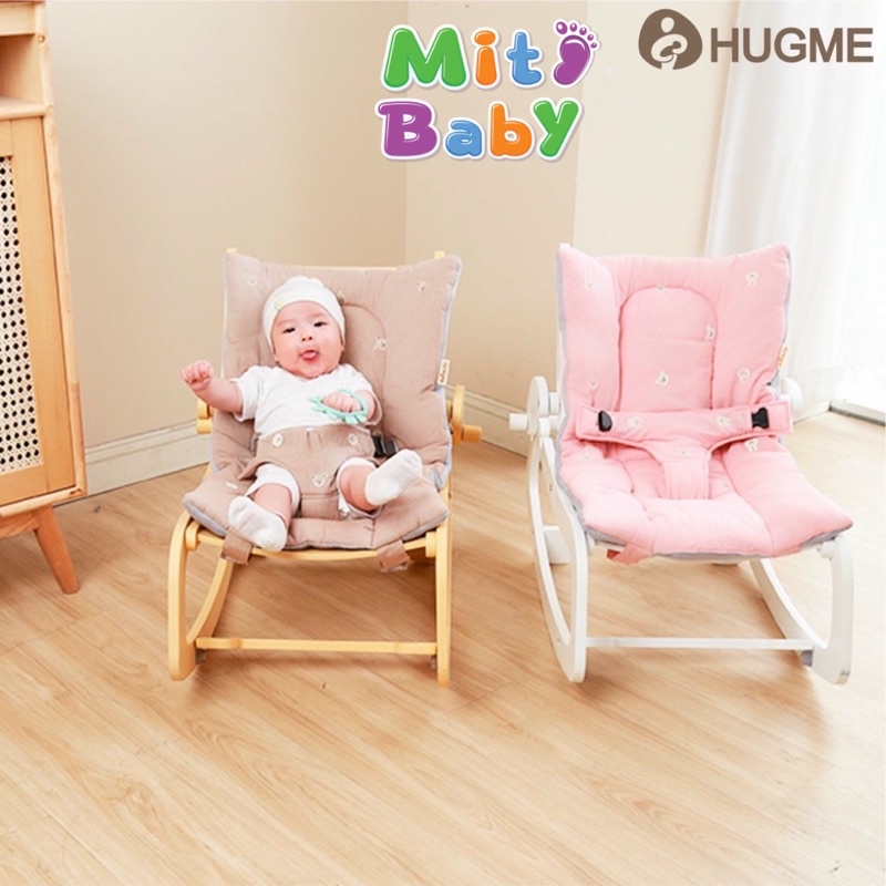 Ghế bập bênh ba tư thế Rongking chair Hugme cho bé