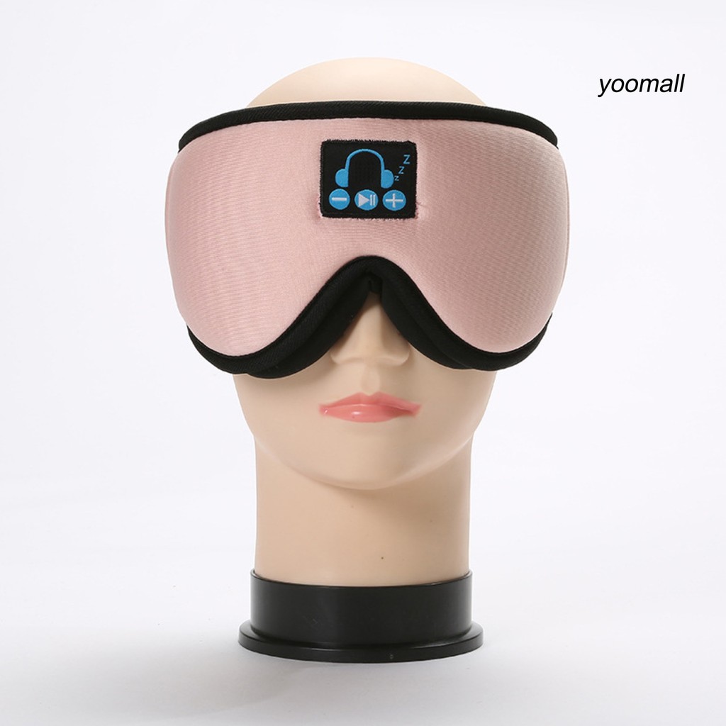 Miếng bịt mắt ngủ phát bạc Ymr Bluetooth 5.0 không dây 3d