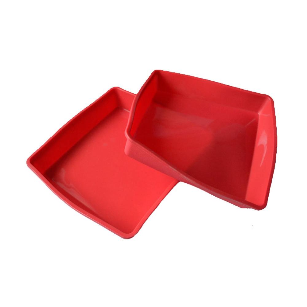 Khuôn Silicone Cấp Thực Phẩm Hình Vuông Dùng Cho Lò Vi Sóng