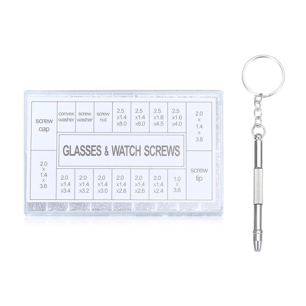 XIANTIN Bộ 1000 Đinh Vít Sửa Chữa Đồng Hồ Thời Trang