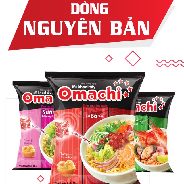 1 gói mì tôm Omachi (80g) | Shopee Việt Nam