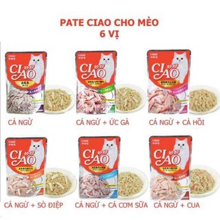 pate ciao 60g cho mèo mọi lứa tuổi