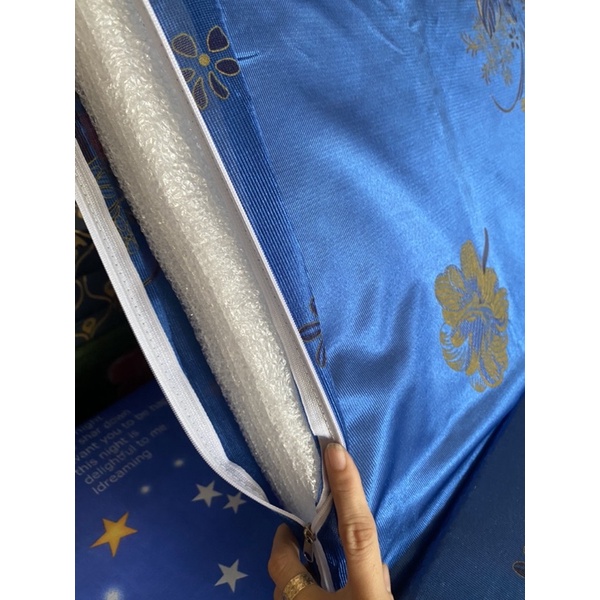 vỏ áo nệm gấp 3 tấm chất vải gấm valizer (dành cho nệm dày 3 cm)