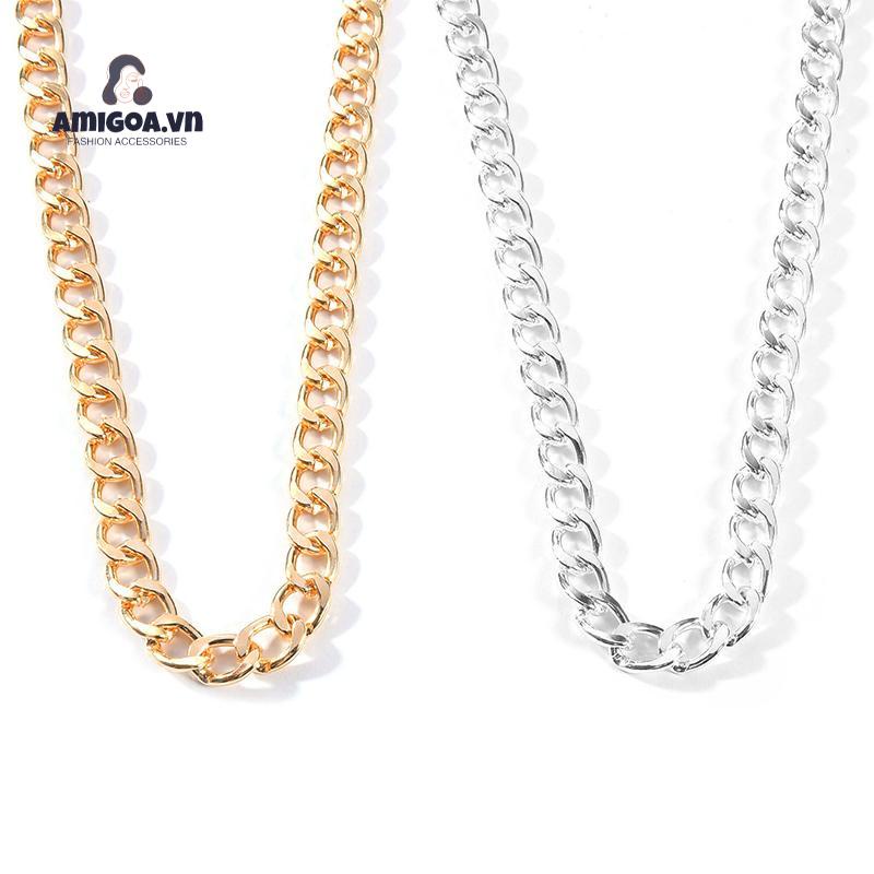 【amigoa.vn】Vòng cổ Sợi Xích Thiết Kế Đơn Giản Cá Tính Dùng Chụp Ảnh Đường Phố