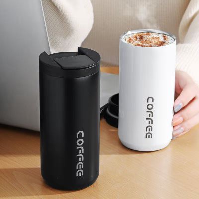 Cốc giữ nhiệt coffee holic 400ml S6 lõi inox 304 không gỉ chống tràn giữ được nhiệt từ 6 đến 8 tiếng pha cafe tiện lợi