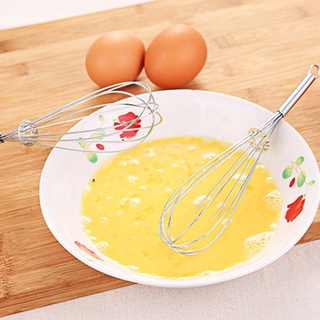 Dụng cụ đánh trứng làm bằng thép không gỉ có tay cầm lò xo tiện dụng