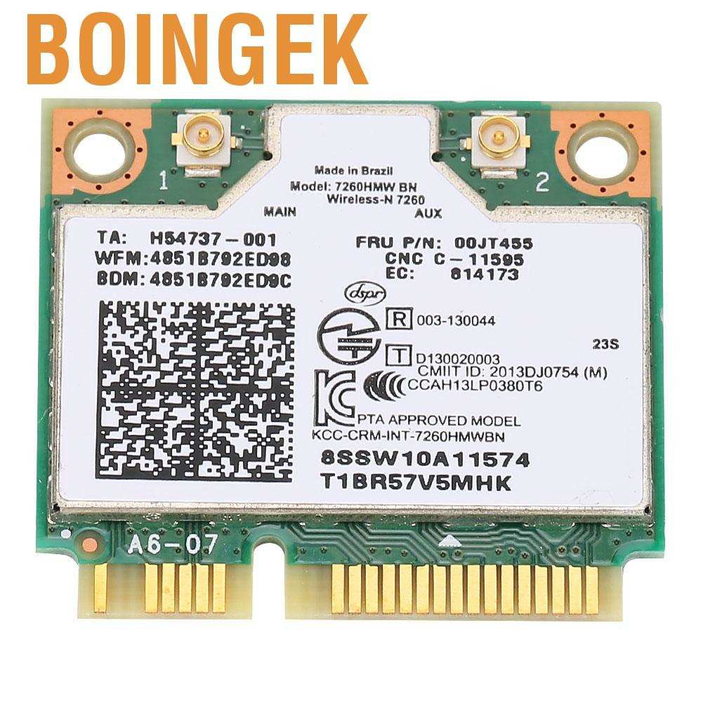 Boingek 300Mbps Wifi card Module Bluetooth 4.0 7260 BN for Lenovo Y510P Y410P Y430P SLS