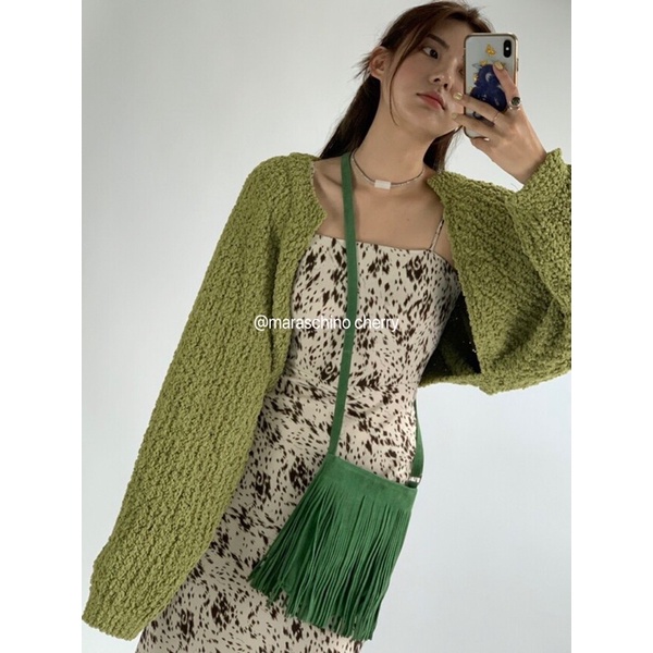 Áo khoác ngoài lông xù kèm ảnh thật khách trung