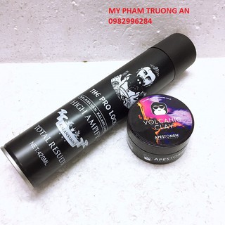 COMBO Gôm xịt tóc The Pro Lock SÁP VUỐT TÓC NAM