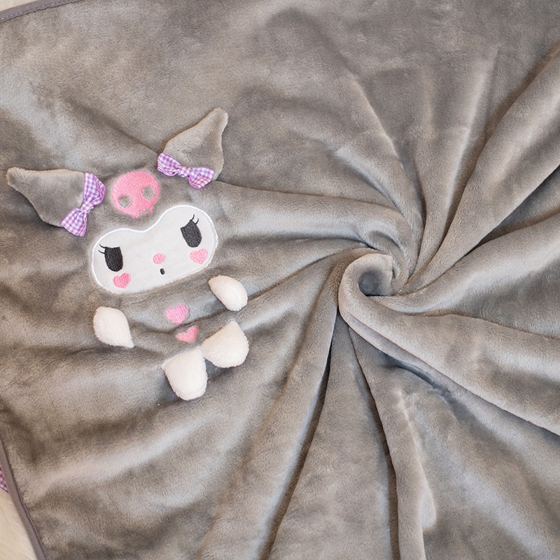 Sanrio Chăn Cuộn Hình Kuromi Melody Hoạt Hình Đáng Yêu