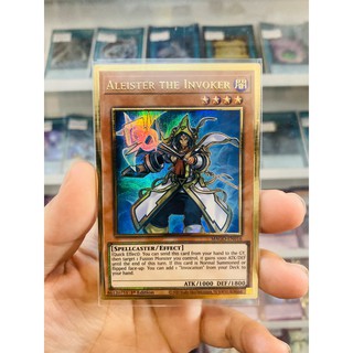 Thẻ Bài Lẻ YugiOh! Mã MAGO-EN016 - Aleister the Invoker - Premium Gold Rare - 1st Edition