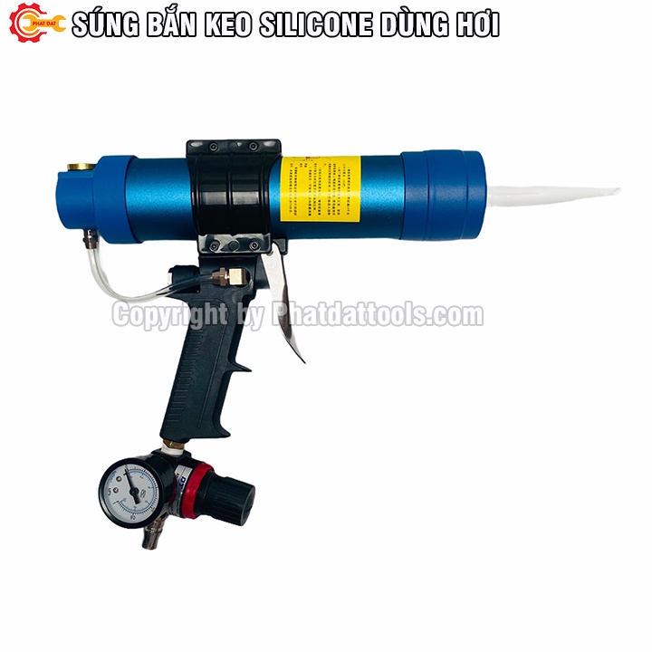 Súng Bắn Keo Silicone Dùng Hơi-Máy bắn keo Silicone khí nén