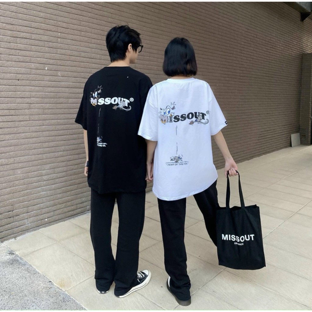 Áo Thun Local Brand Missout Nam Nữ Tay Lỡ Oversize Unisex Full Mạc