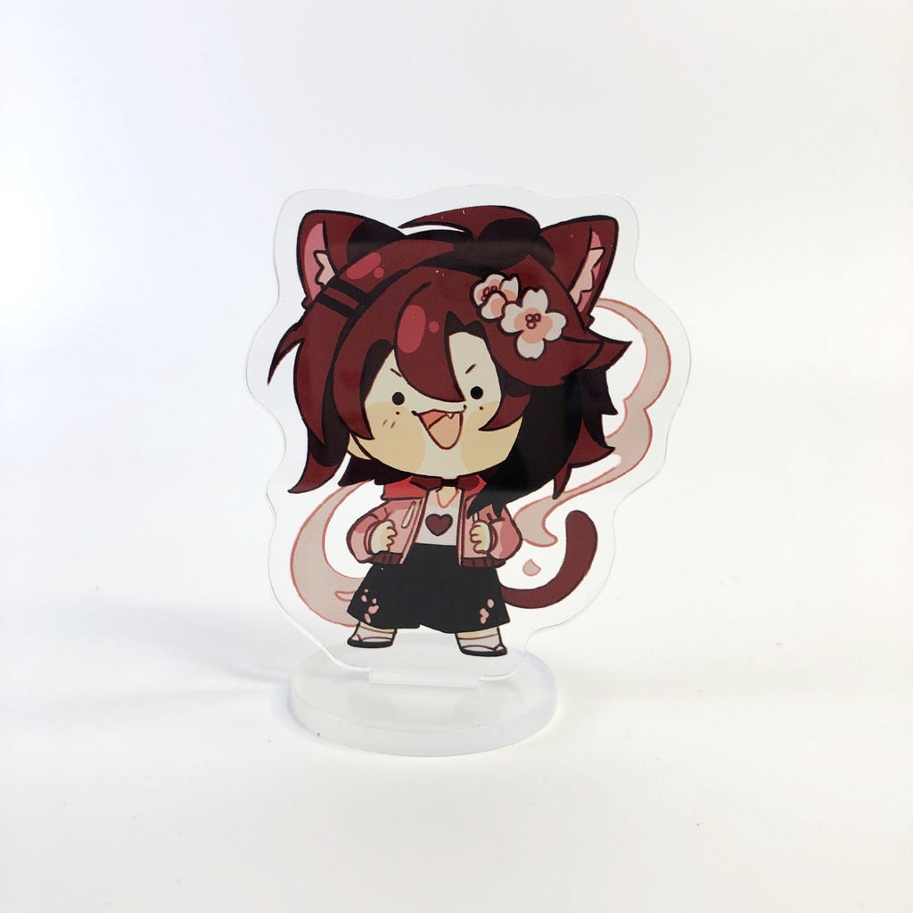 ( ĐẦU TO ) Standee mini GENSHIN IMPACT mô hình anime chibi mica trưng bày
