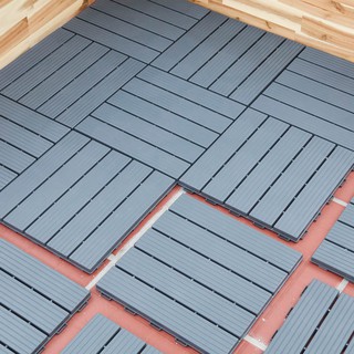Combo 38 Tấm Vỉ Nhựa Lót Sàn 5 nan Giả Gỗ. Lót Sàn Ban Công/Sân Thượng/ Nhà Tắm/ Hồ Bơi