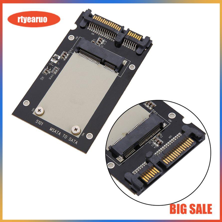 S101 Ổ Cứng SSD mSATA sang SATA III thẻ chuyển đổi 2.5 inch