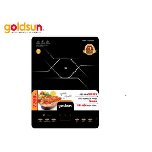 Bếp điện từ đơn Goldsun GIC3200-D Bảo hành 12 tháng