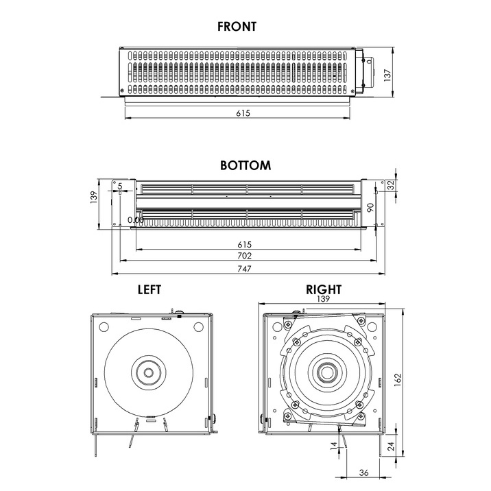 [Mã ELHA22 giảm 5% đơn 300K] Quạt lồng sóc lớn, [32W-220v], Chính hãng LIN sản xuất