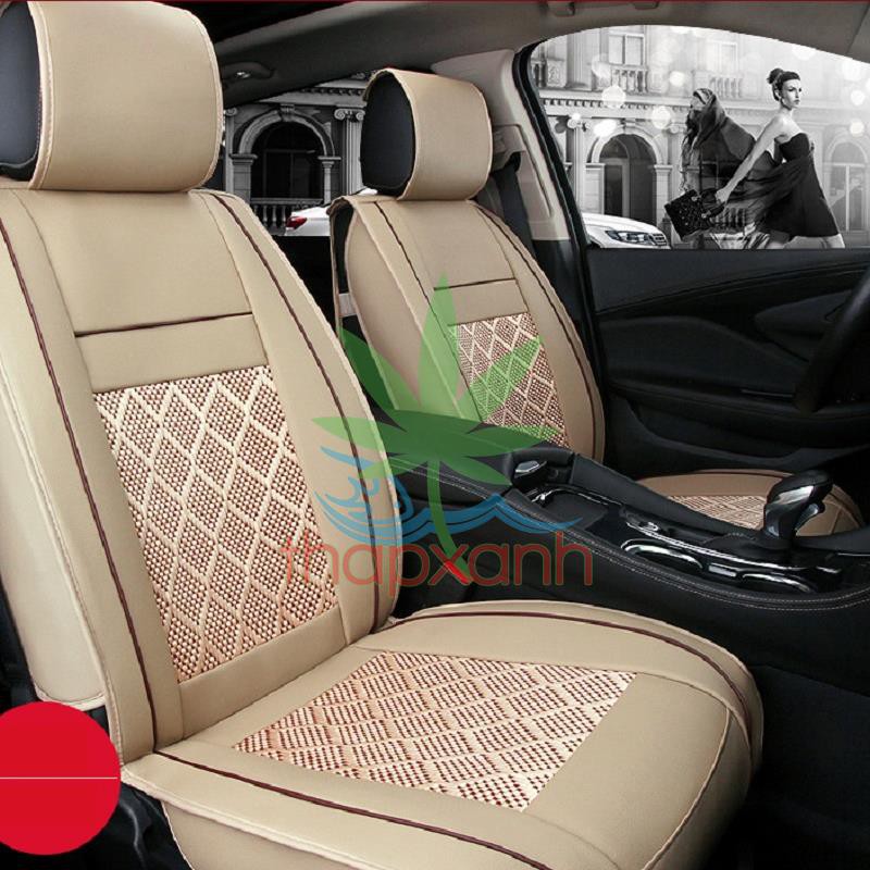 Áo ghế ô tô, Áo ghế xe hơi, bọc da ghế xe A31 (5 Ghế)_Beige