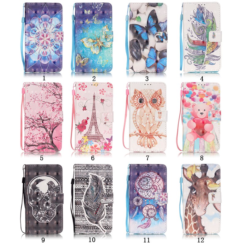 Bao da điện thoại họa tiết dễ thương cho Samsung Galaxy A5(2016)