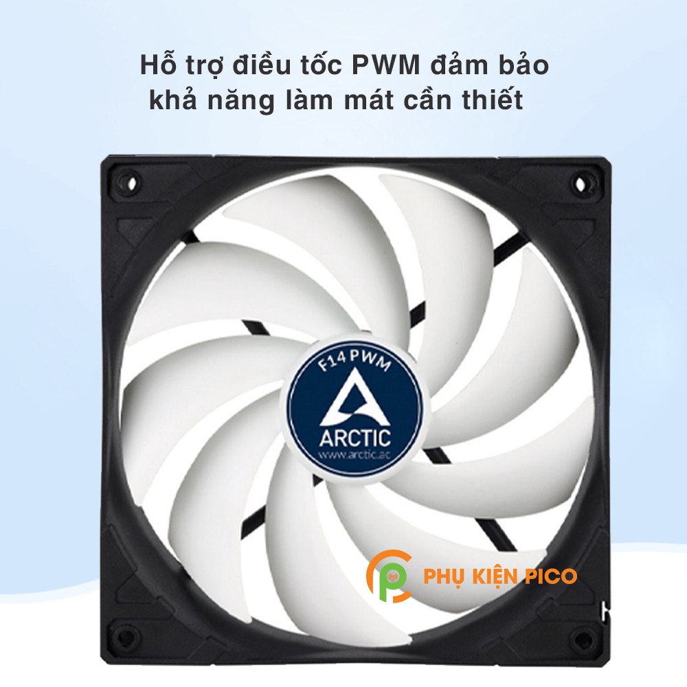 Quạt tản nhiệt case máy tính Arctic F14 PWM - Quạt Fan Case 14cm