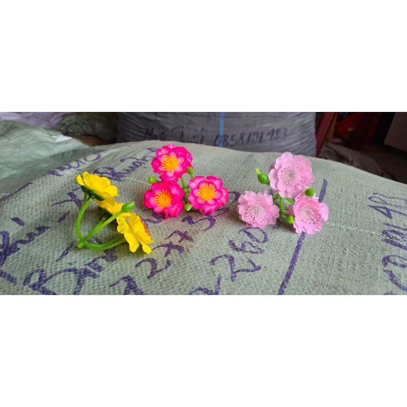 mai đào chùm giả ( 500gr) trang trí tết