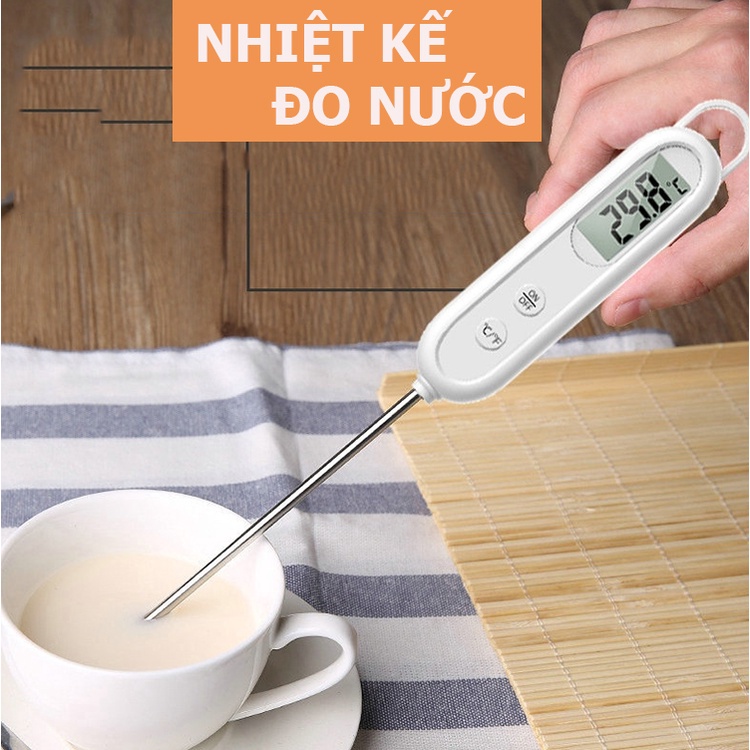 Nhiệt kế đo nước pha sữa, nước tắm tiện lợi cho trẻ em chất liệu cao cấp