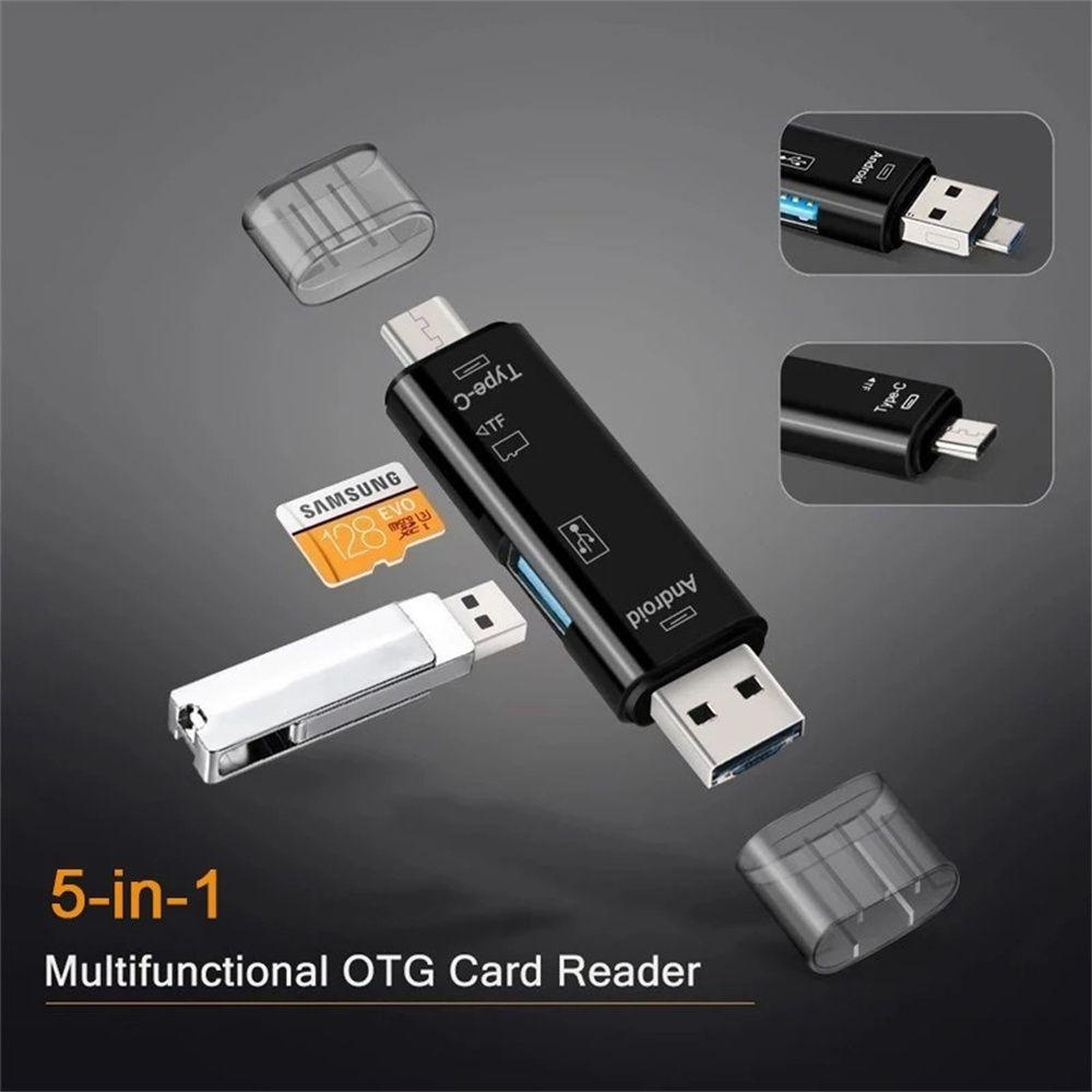 Đầu Đọc Thẻ Nhớ Đa Năng 5 Trong 1 Micro Usb 2.0 OTG