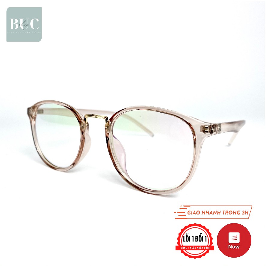 Gọng kính cận nhựa dẻo mắt tròn nhiều màu 209 BUCSHOP nam nữ | BigBuy360 - bigbuy360.vn