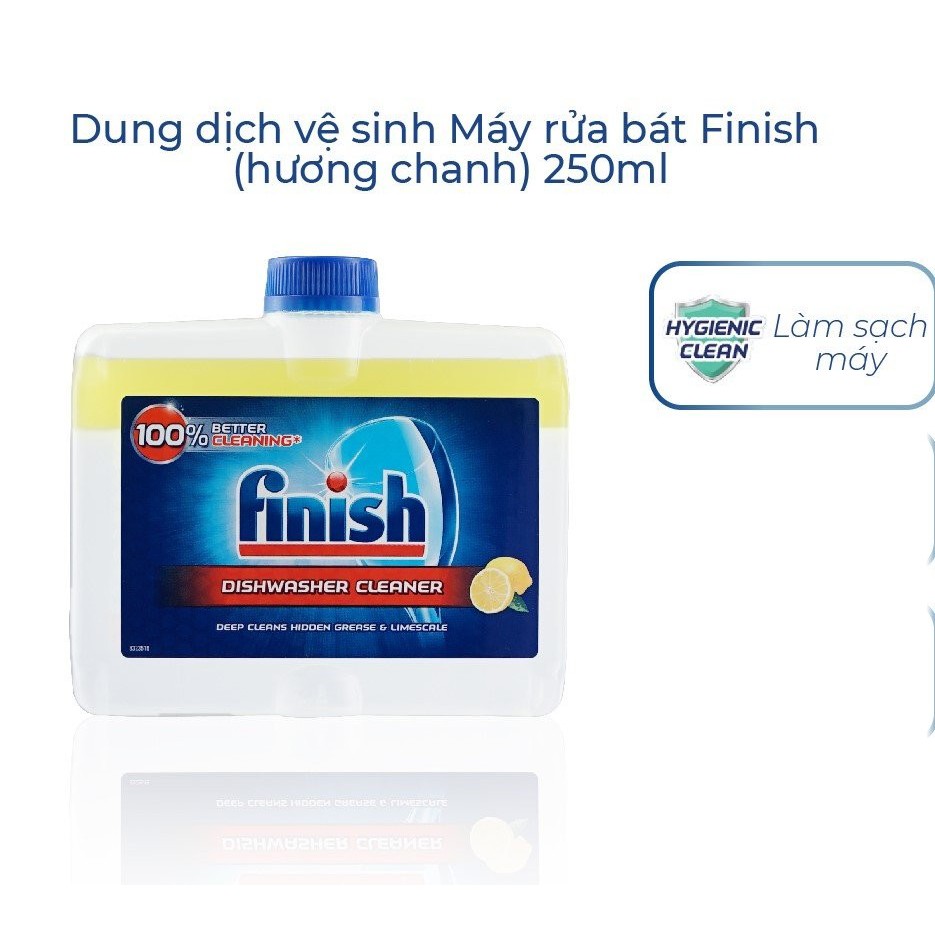 Dung dịch vệ sinh máy rửa bát Finish 250ml - Dung dịch làm sạch máy rửa bát
