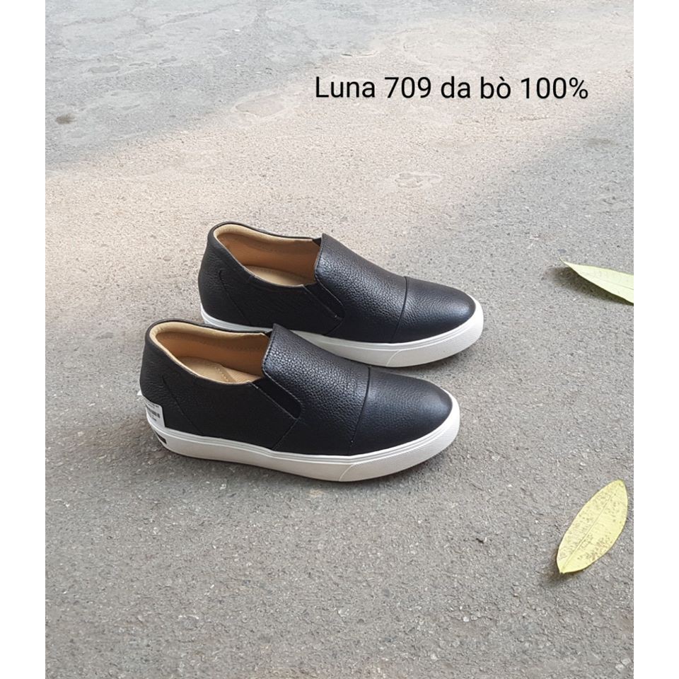 Giày mọi cao cấp da bò 5-7p màu vàng da bò đi êm bền hàng VNXK