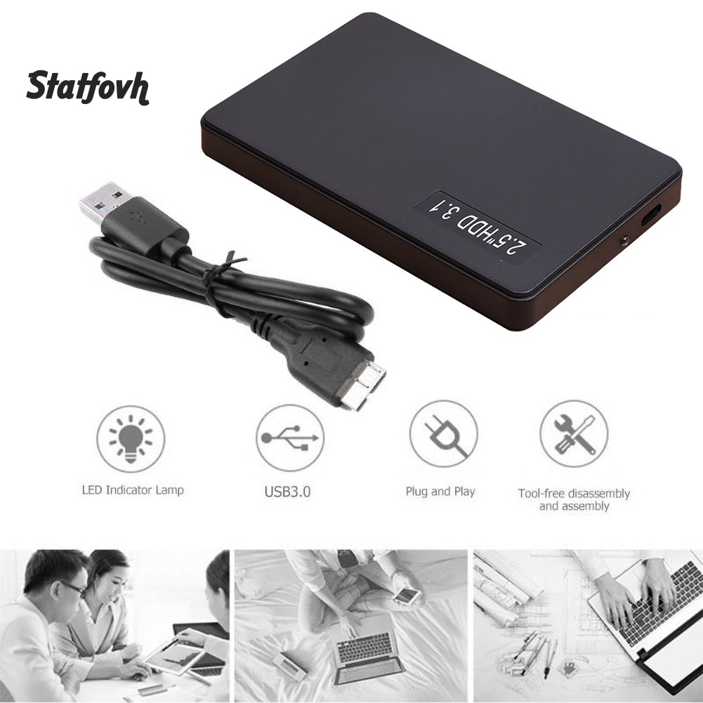 Hộp Đựng Ổ Cứng Ngoài Ssd Hdd Usb 3.1 2.5inch Sata | BigBuy360 - bigbuy360.vn