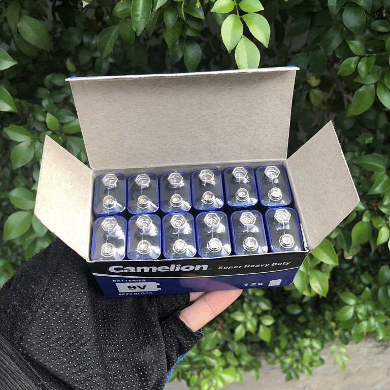 Pin Vuông Camelion 9V - Hộp 12 Viên
