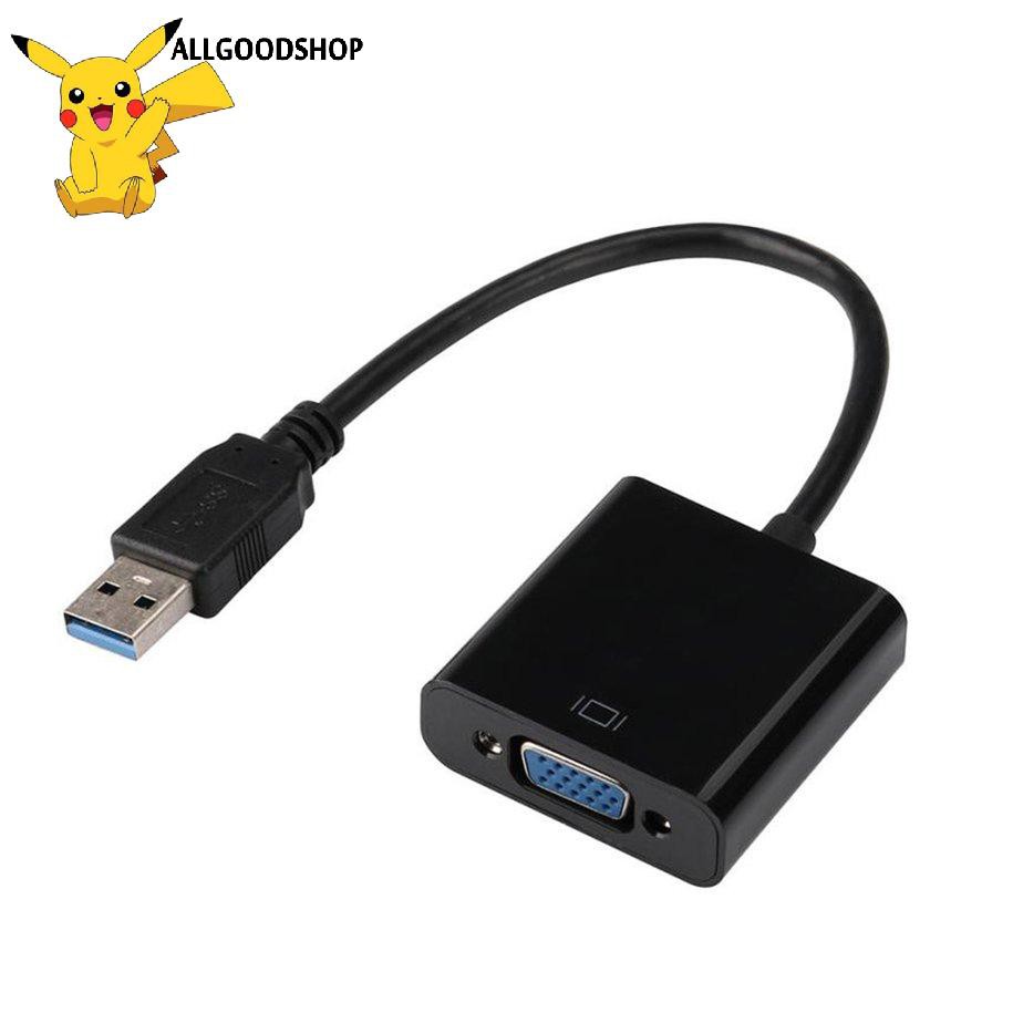 Cáp chuyển đổi USB 3.0 sang VGA dành cho laptop/máy tính