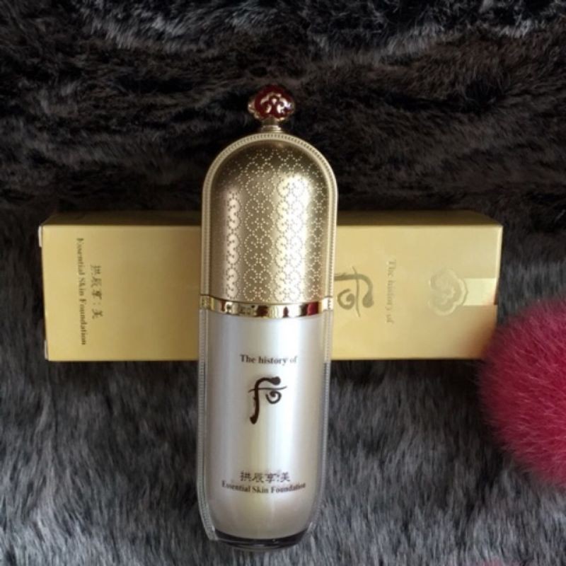 Kem nền che khuyết điểm Whoo Vàng Mi Essential Foundation