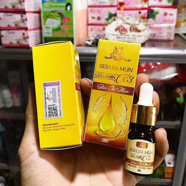 Kem Face Và Serum Mụn Collagen X3 Đông Anh Hàng Chính Hãng