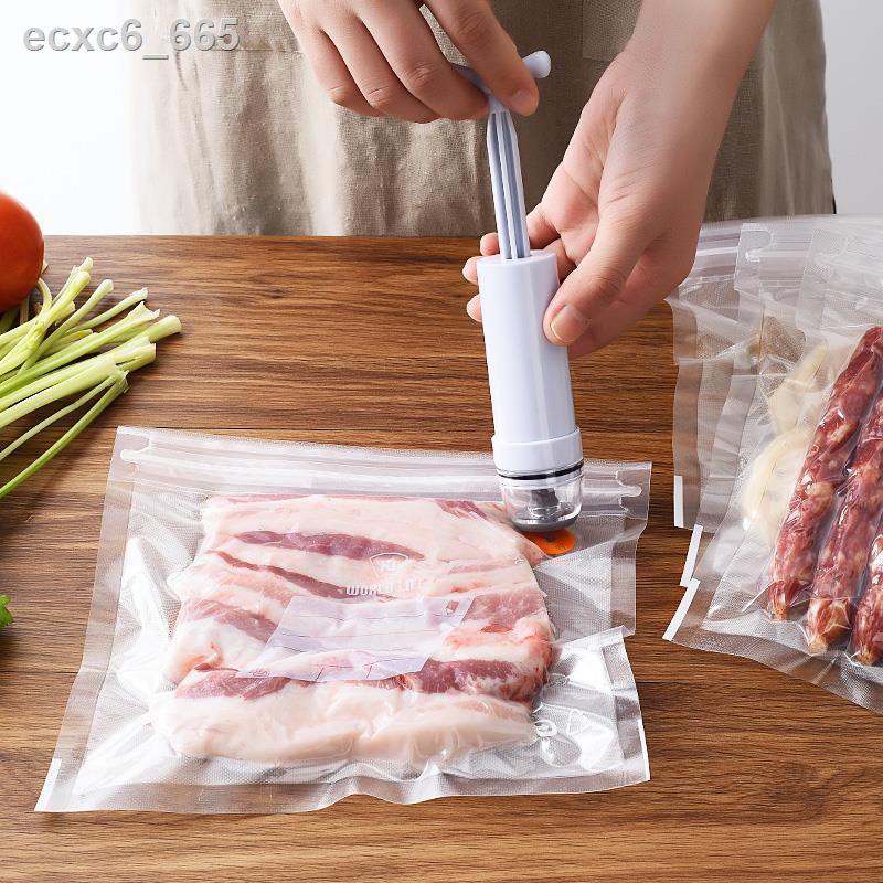 Máy hút chân không Nhật Bản tươi- túi giữ đóng gói kín khí nén thực phẩm bánh trung thu gia đình tự niêm phong tron
