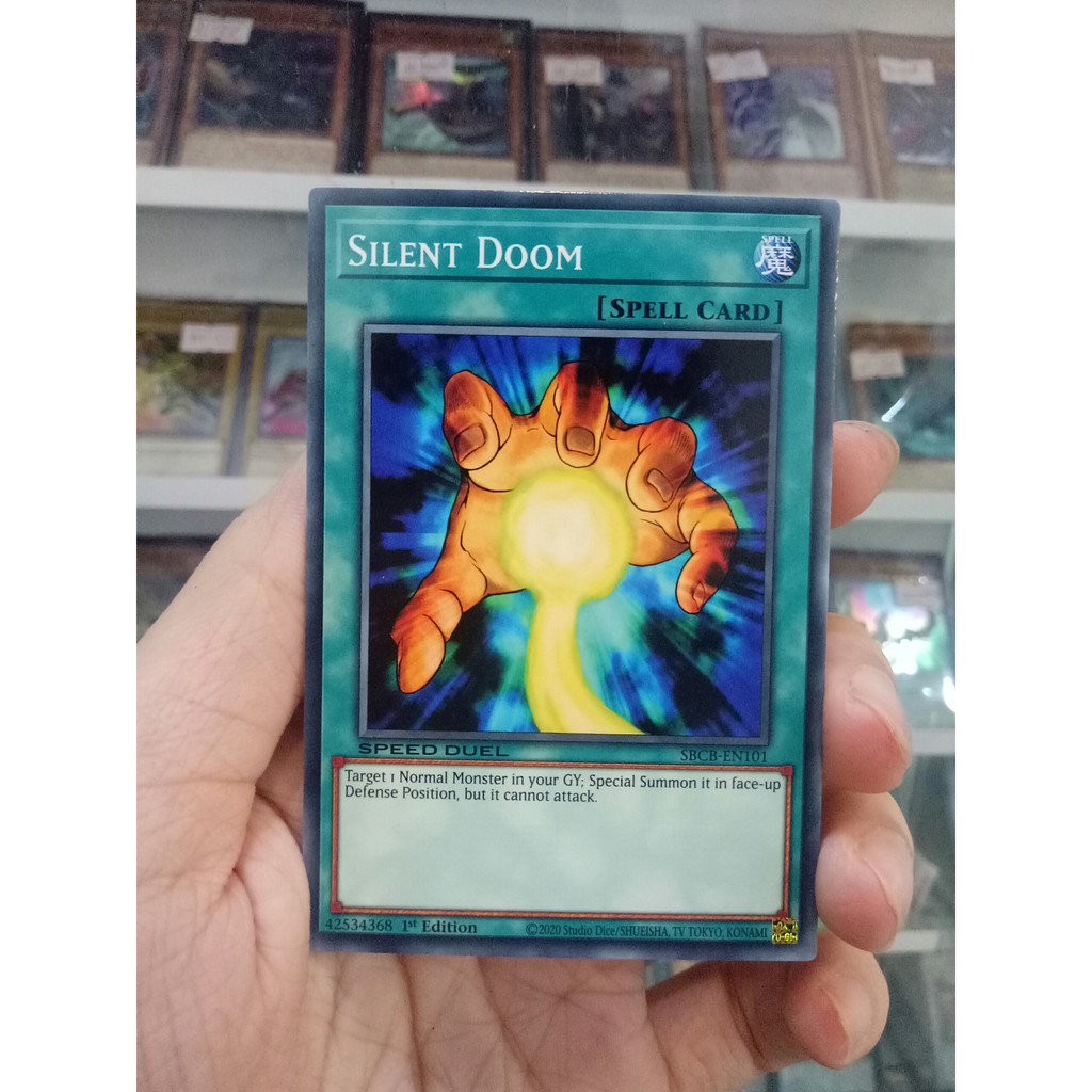 Thẻ Bài Lẻ YugiOh! Mã SBCB-EN101 - Silent Doom - Common - 1st Edition