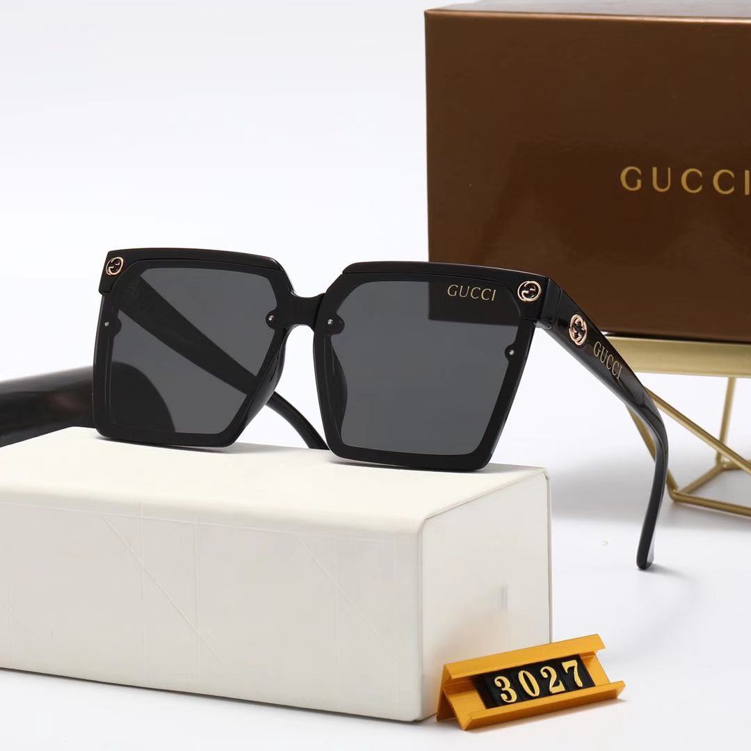 Gucci_ Kính râm 2021 Thời trang Hàn Quốc mới Kính râm phân cực nam và nữ Cặp đôi hợp thời trang Du lịch ngoài trời Kính râm lái xe thời trang Ngôi sao đường phố Chụp ảnh Wild Anti-UV Kính râm